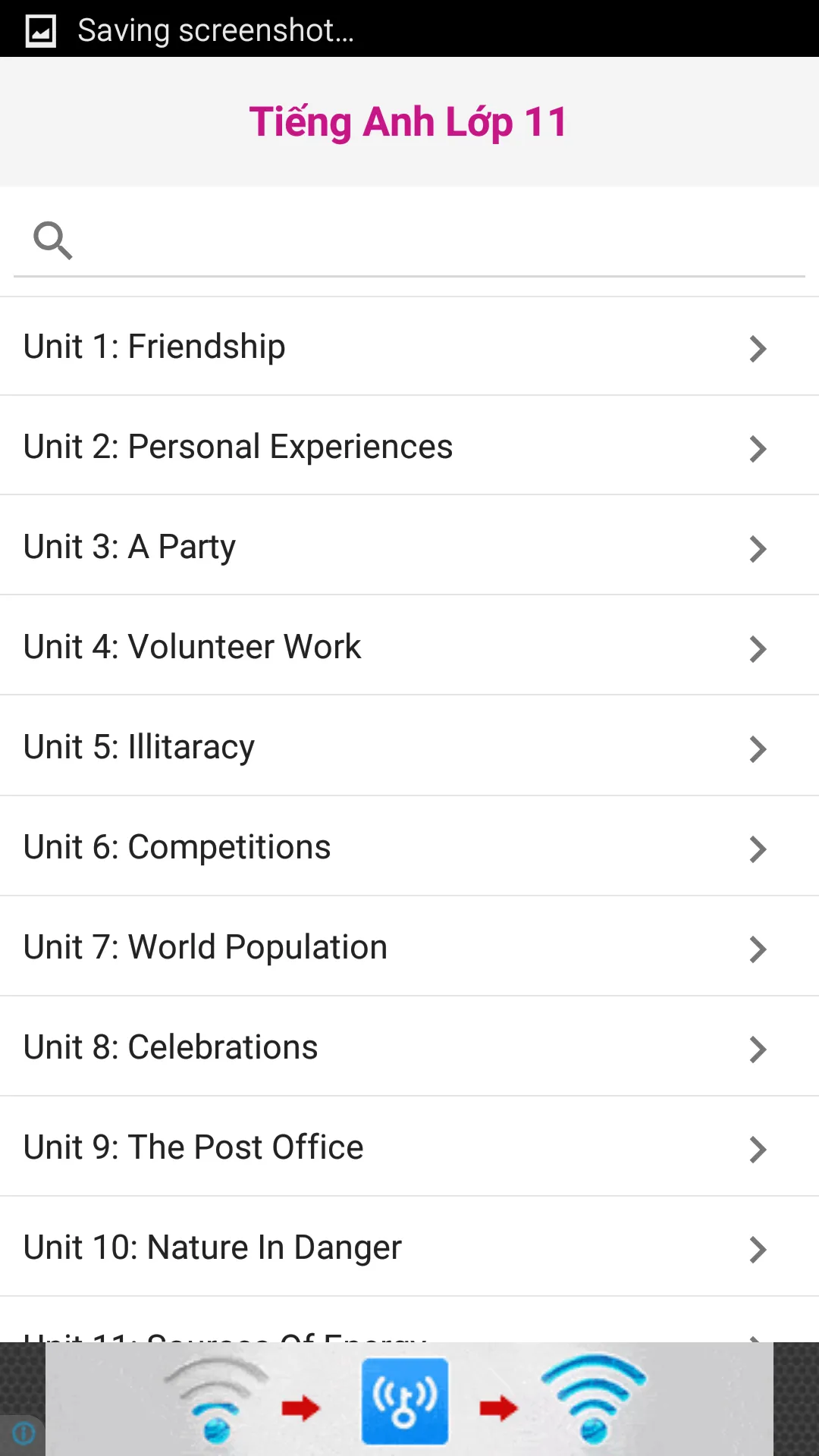 Tieng Anh Lop 11 - English 11 | Indus Appstore | Screenshot