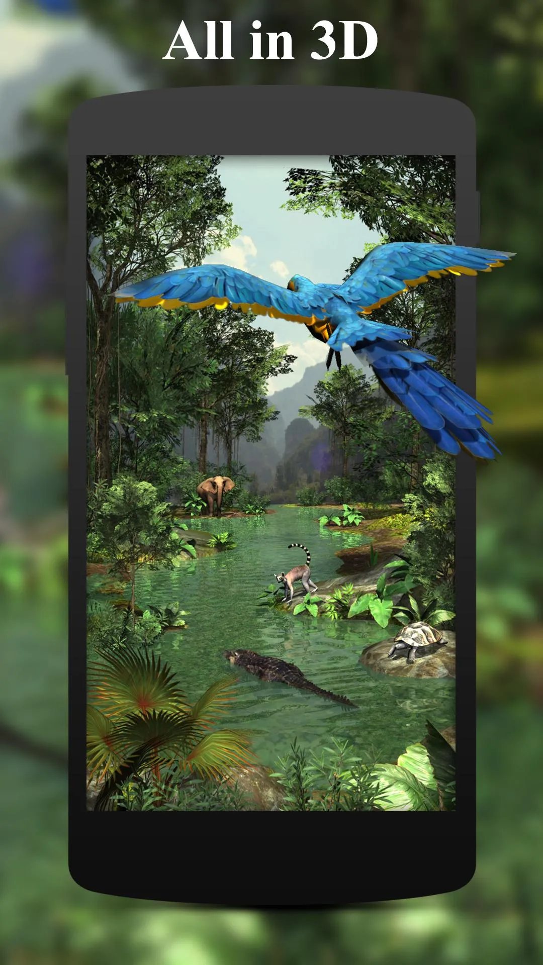 3D Rainforest Live Wallpaper | Indus Appstore | Screenshot