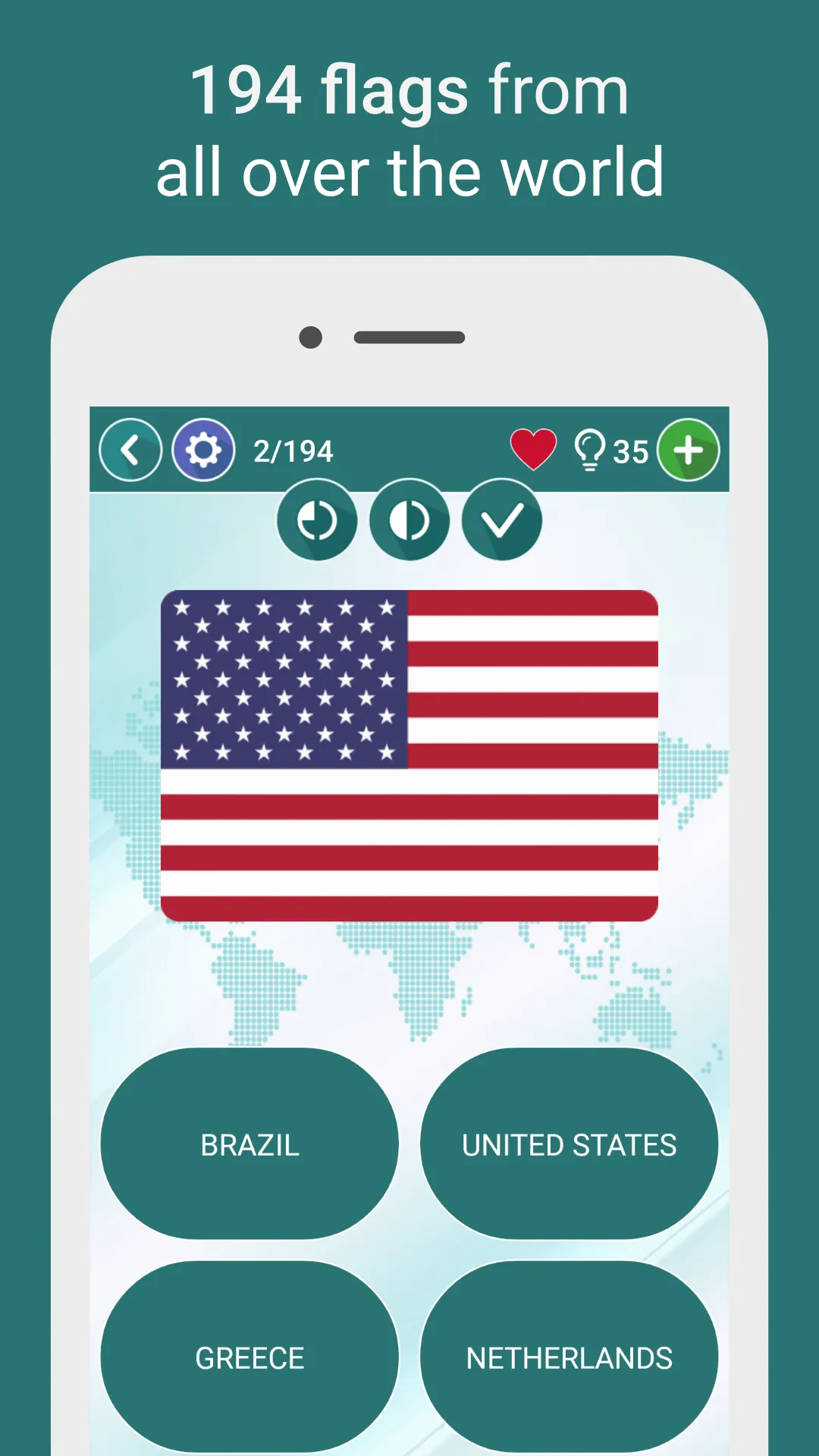 Geography Quiz - World Flags | Indus Appstore | Screenshot