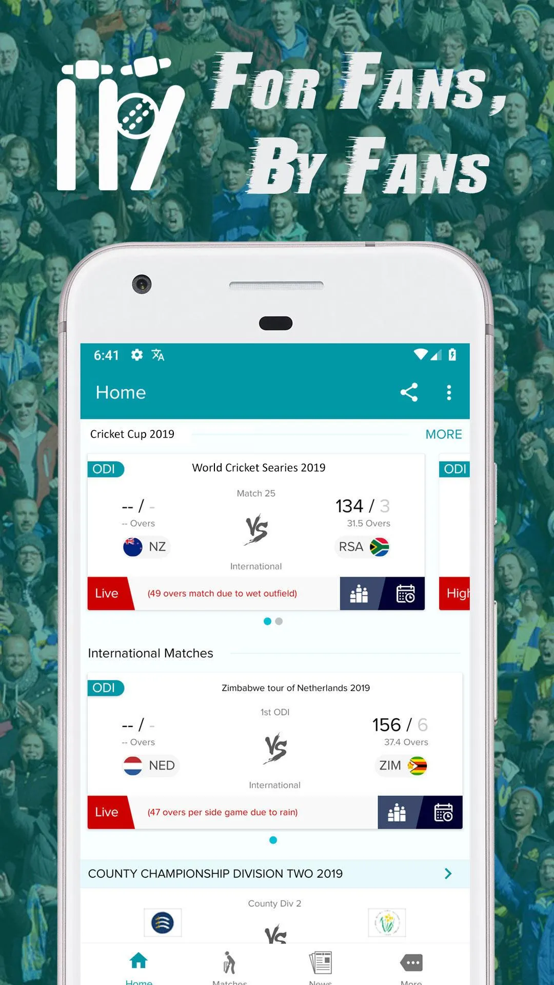 Live Cricket Score | Indus Appstore | Screenshot