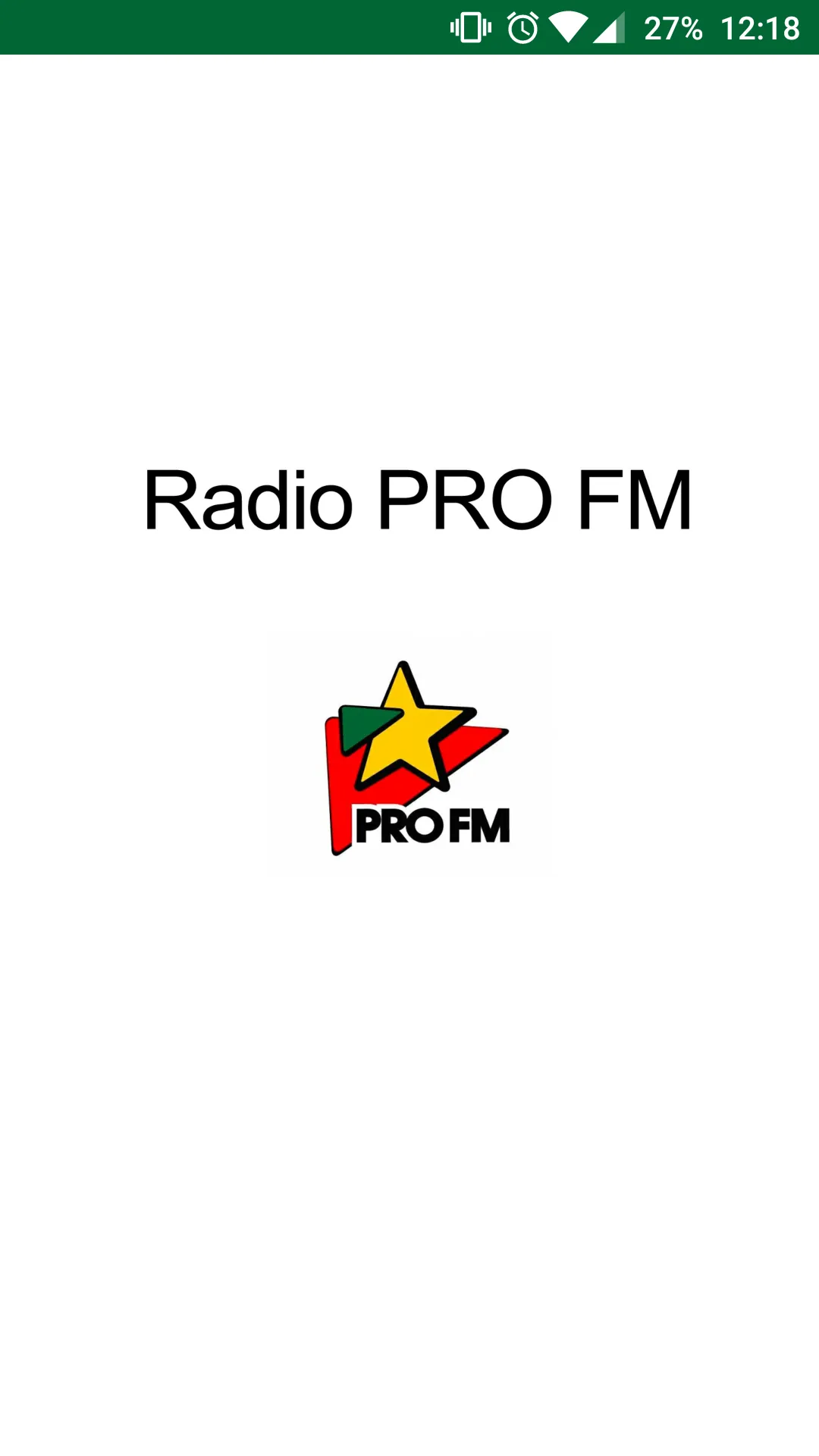 Radio PRO FM Romania | Indus Appstore | Screenshot