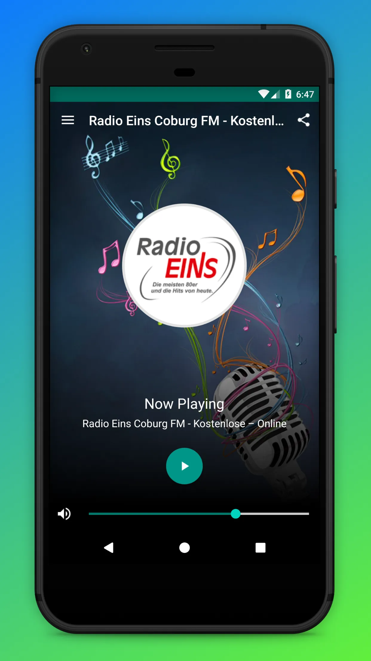 Radio Eins Coburg App Online | Indus Appstore | Screenshot