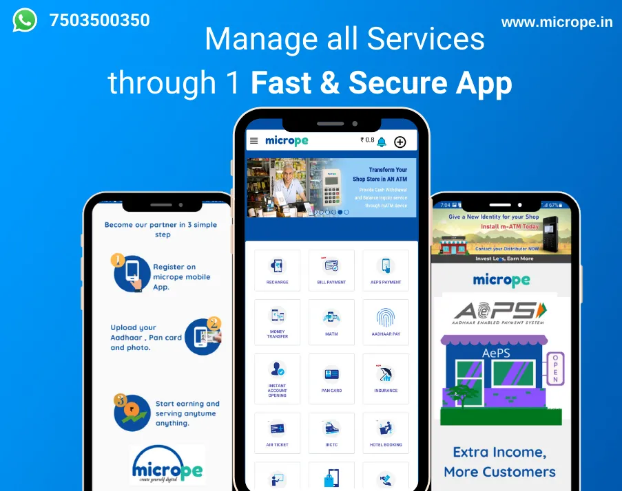 Micrope - AEPS, BBPS, M-atm | Indus Appstore | Screenshot