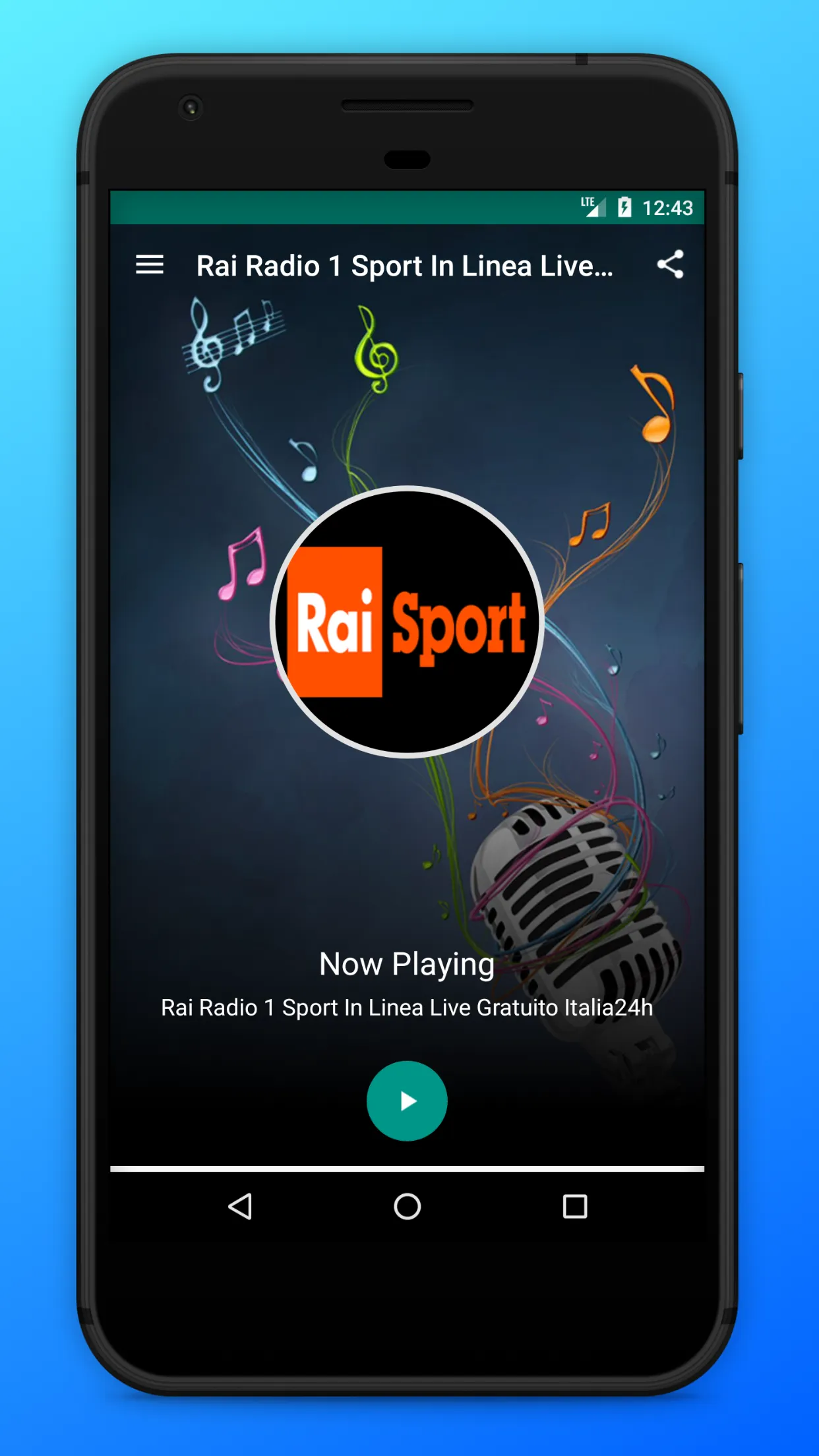 Rai Radio 1 Sport App Italia | Indus Appstore | Screenshot