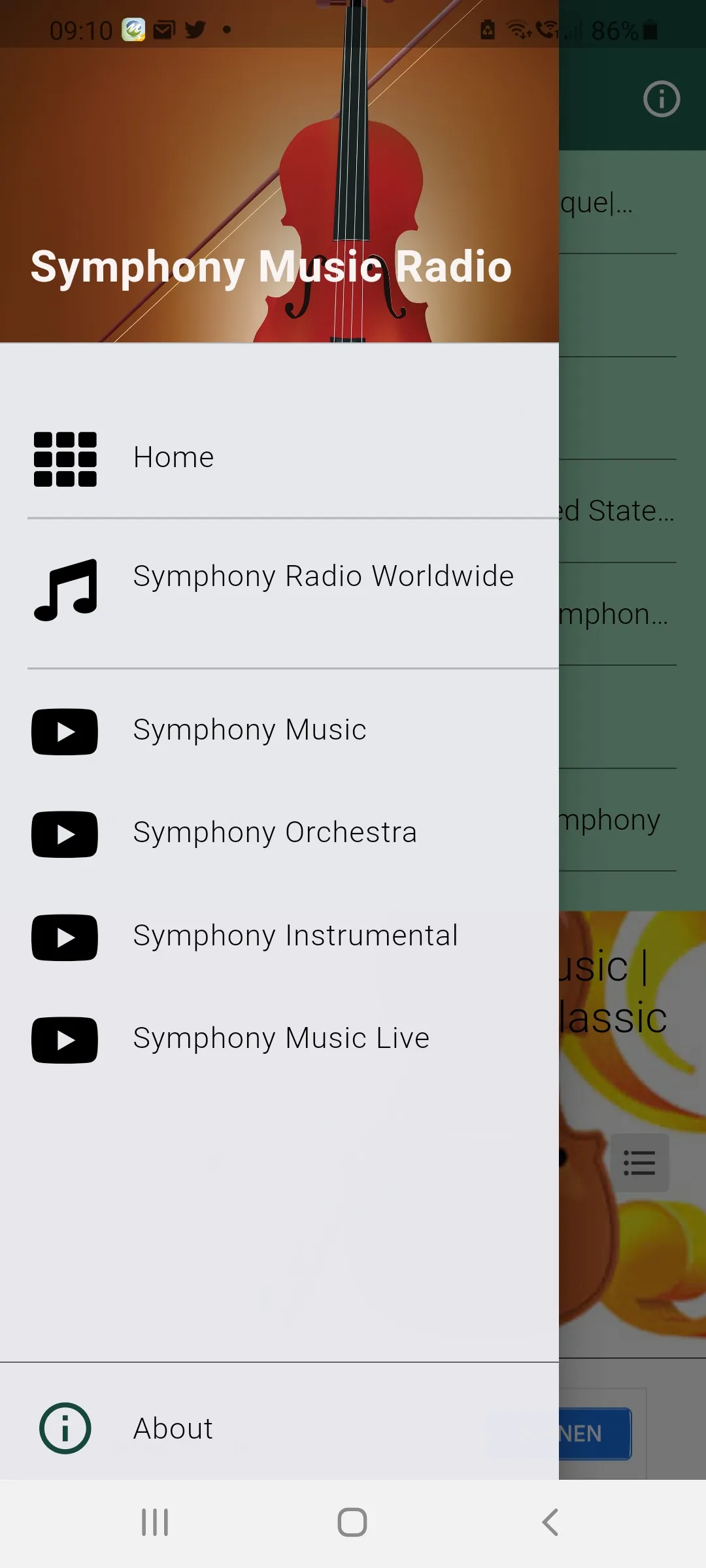 Symphony Music Radio Stations | Indus Appstore | Screenshot