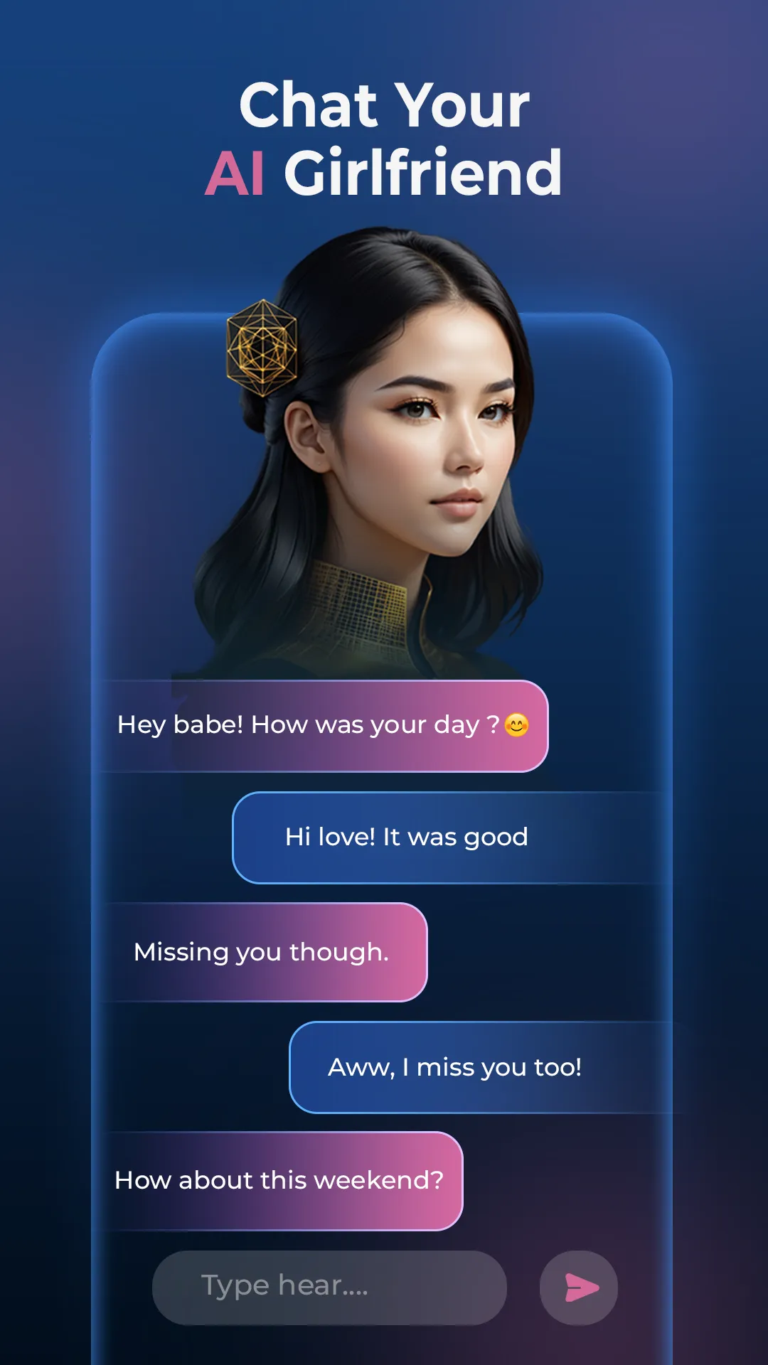 MyGirl: AI Friend Chat | Indus Appstore | Screenshot