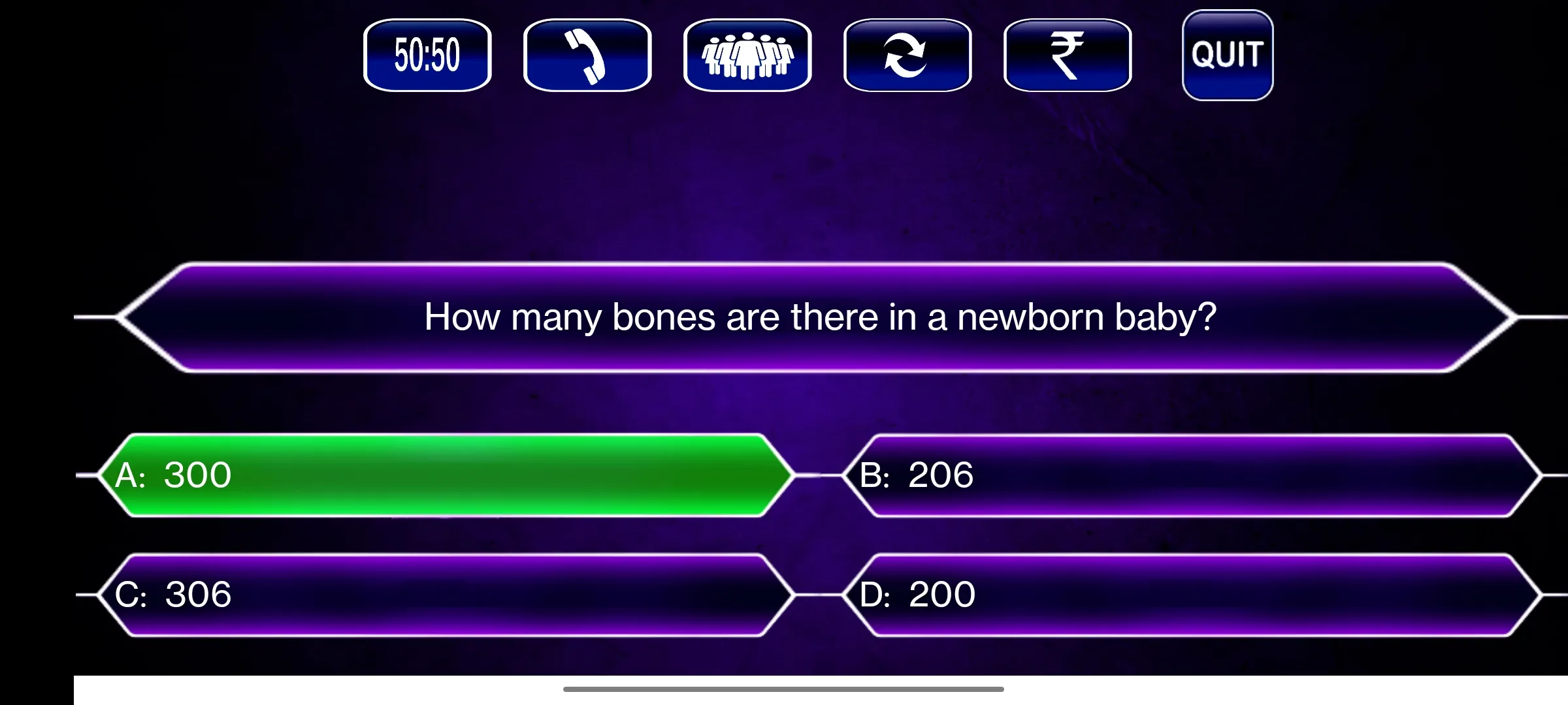 KBC Quiz in Hindi & English | Indus Appstore | Screenshot