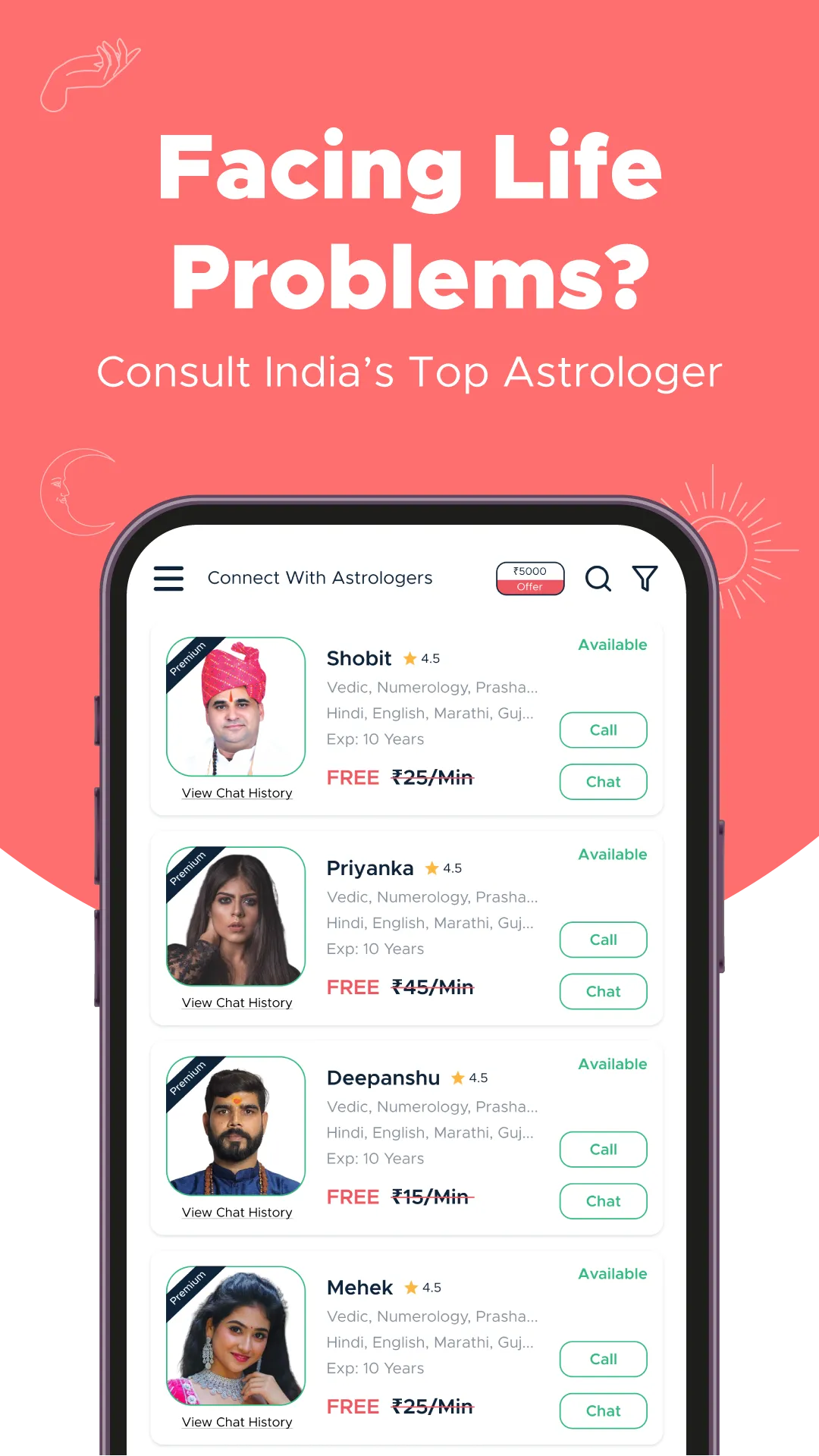 Astro, Tarot, Chat: DivineTalk | Indus Appstore | Screenshot