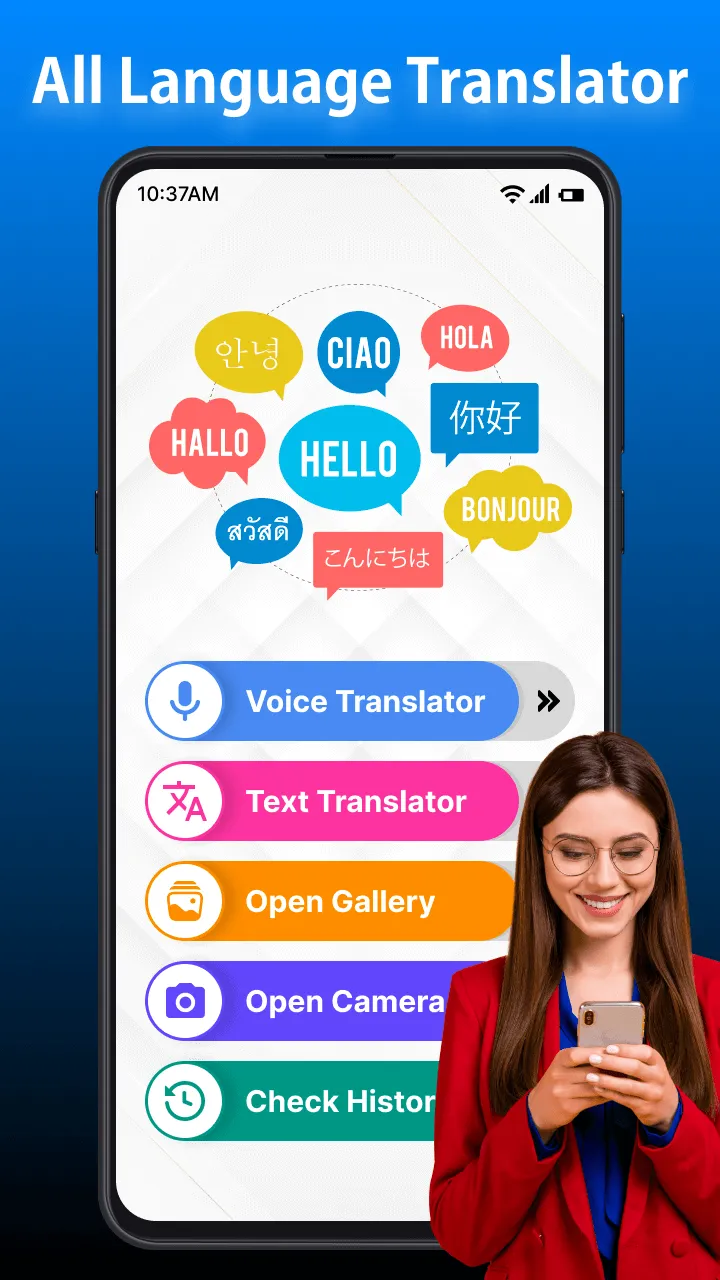 AI Voice Language Translator | Indus Appstore | Screenshot