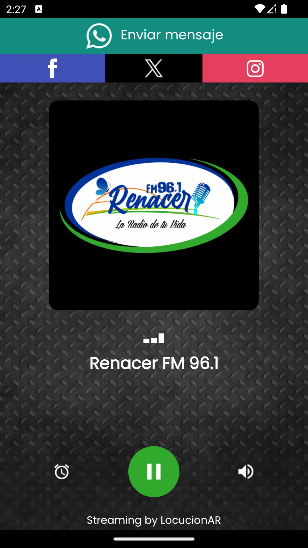 Renacer FM 96.1 | Indus Appstore | Screenshot