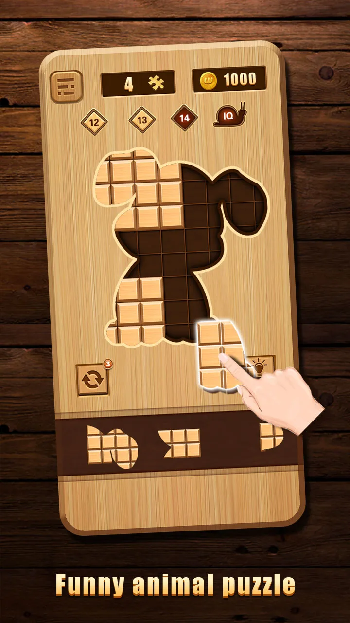 Woody Block Brain Test | Indus Appstore | Screenshot