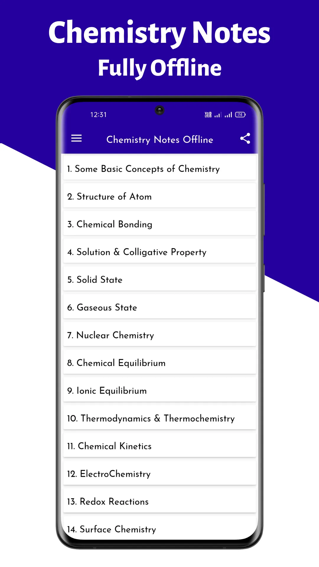 Chemistry Notes for JEE & NEET | Indus Appstore | Screenshot