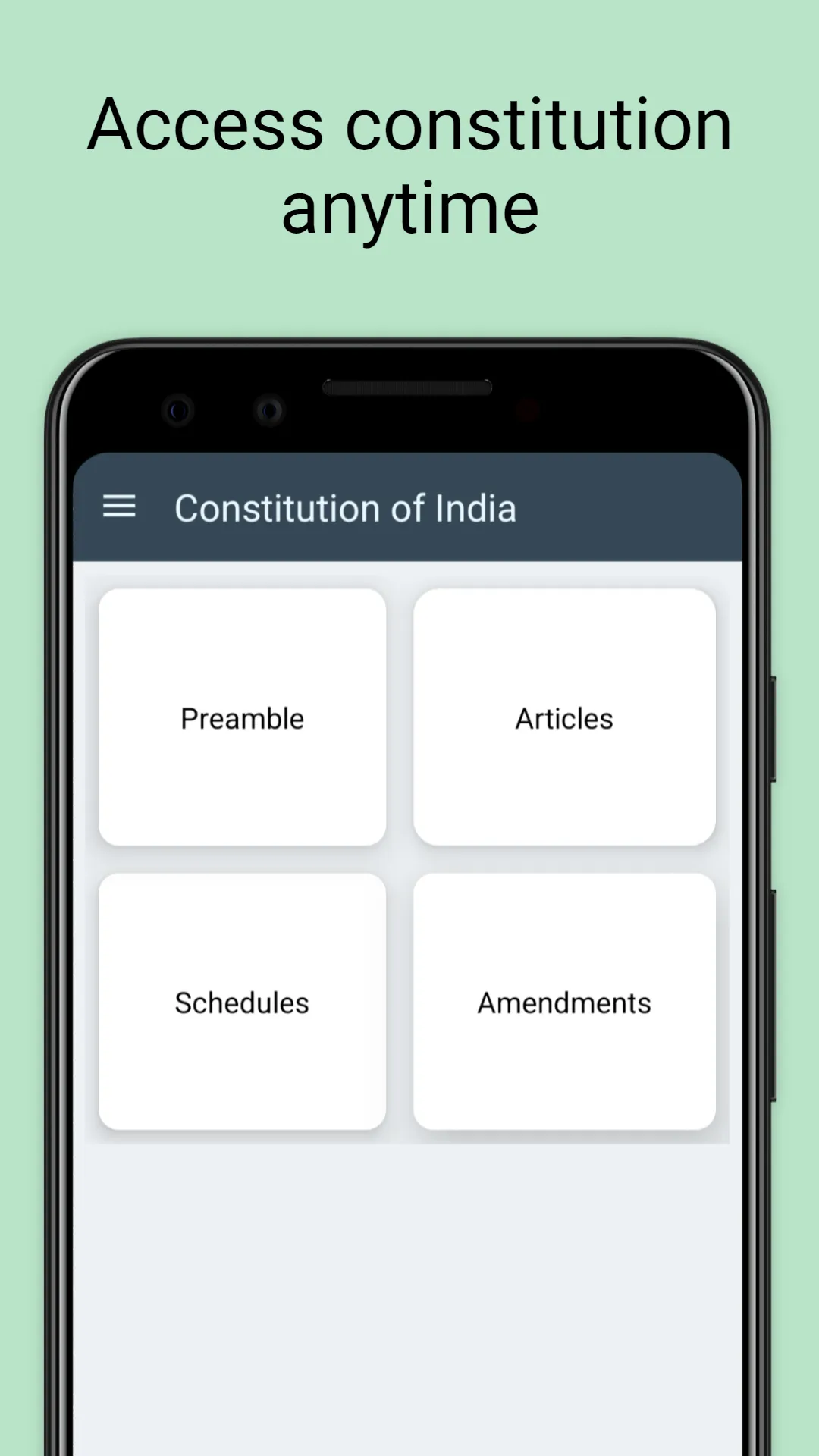 Constitution of India - CoI | Indus Appstore | Screenshot