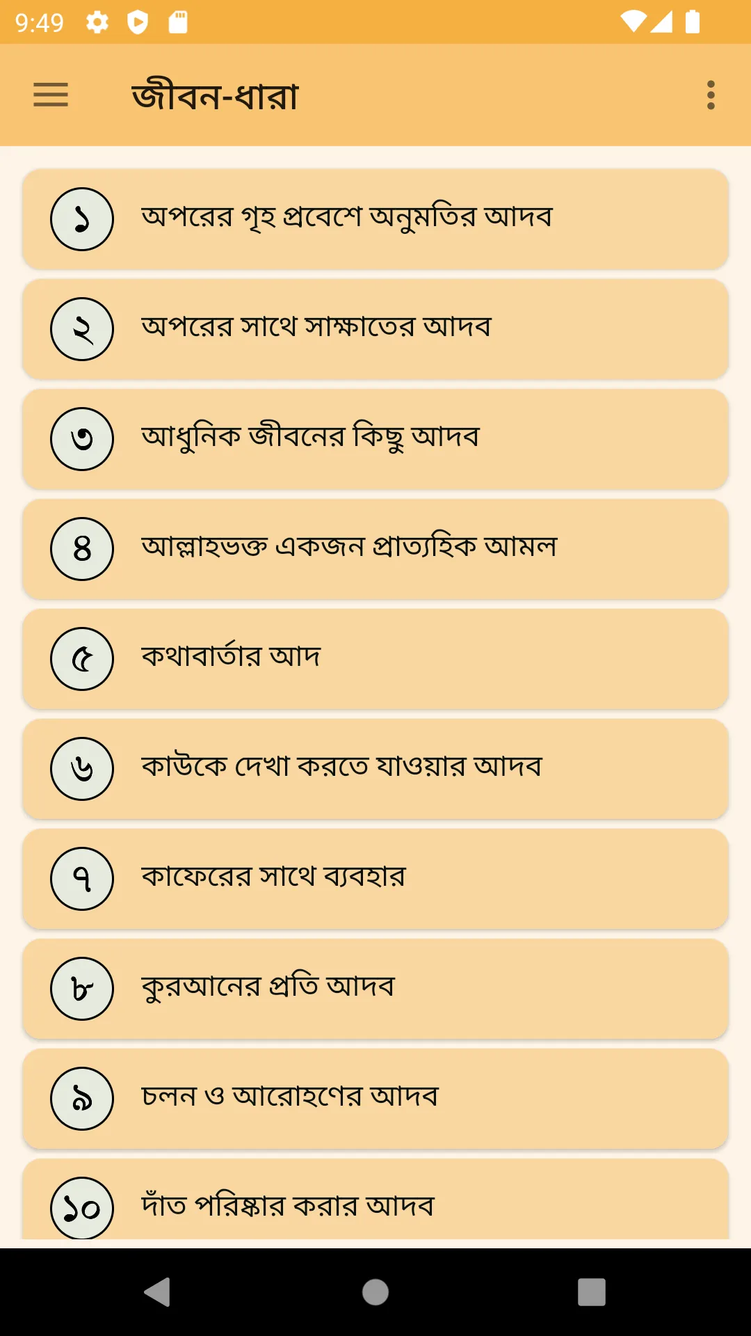 ইসলামী জীবন-ধারা | Indus Appstore | Screenshot