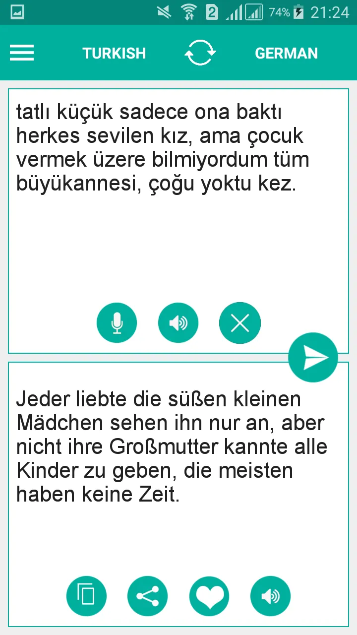 Turkish German Translator | Indus Appstore | Screenshot