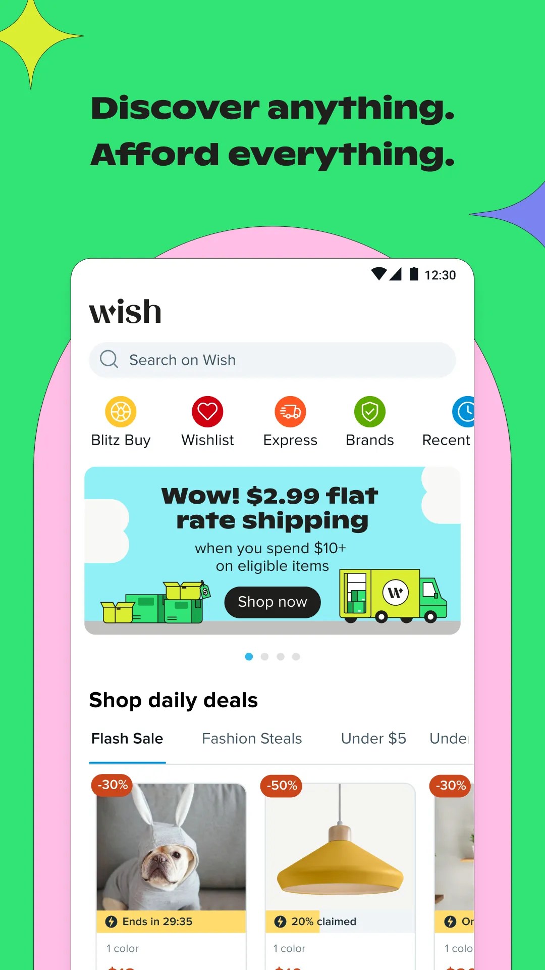 Wish: Shop and Save | Indus Appstore | Screenshot