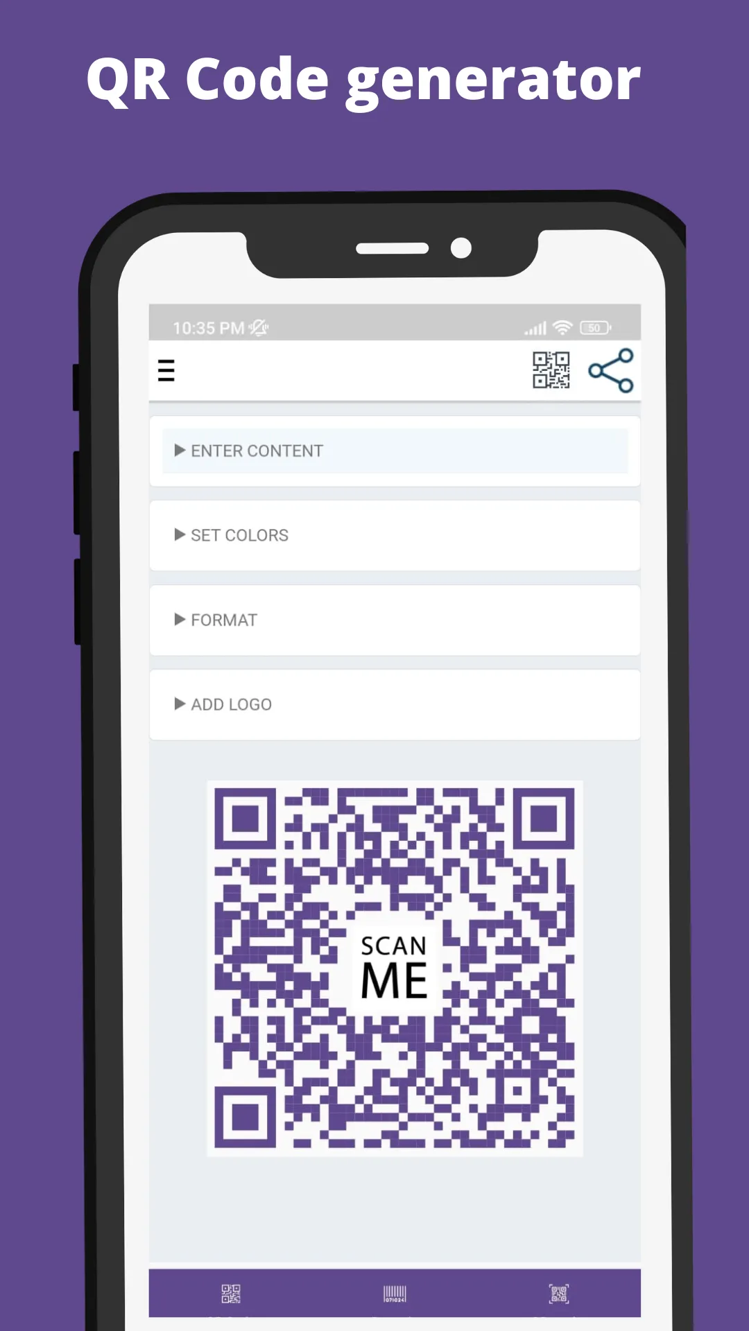 QR and Barcode generator | Indus Appstore | Screenshot