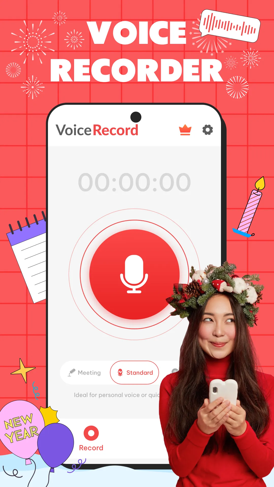 Voice Recorder - Voice memos | Indus Appstore | Screenshot