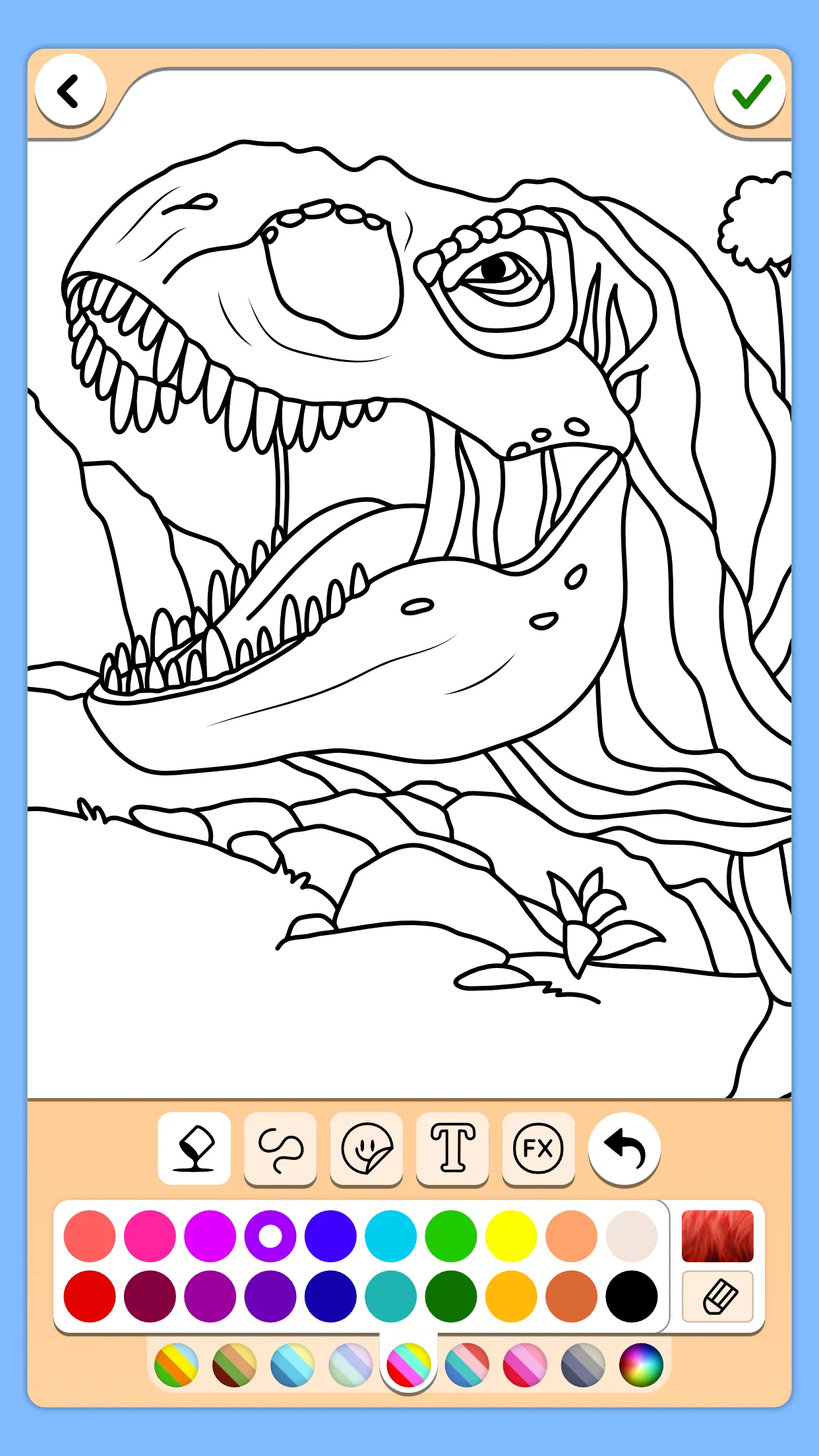 Dino Coloring Game | Indus Appstore | Screenshot