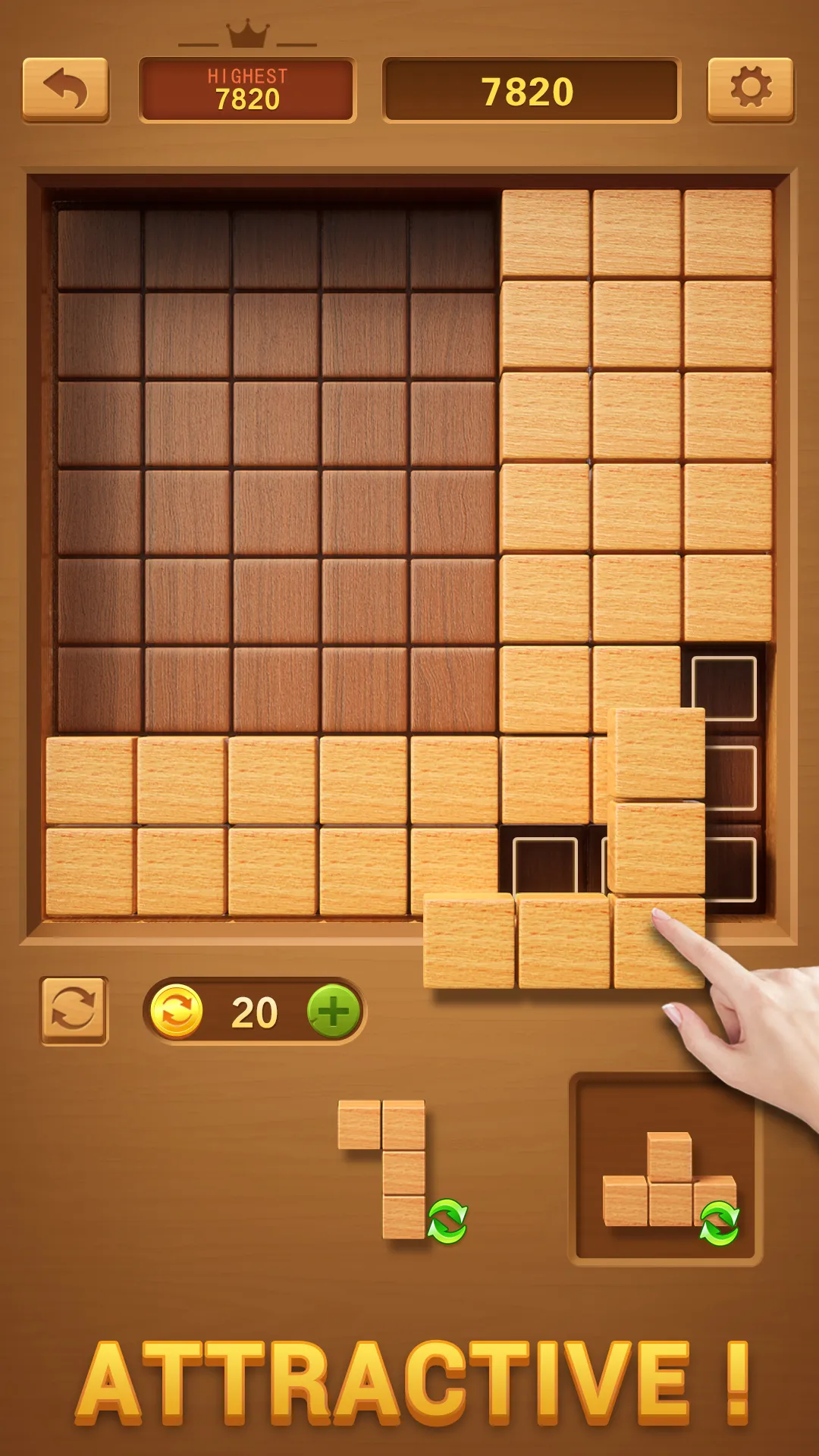 Wood Block Puzzle | Indus Appstore | Screenshot