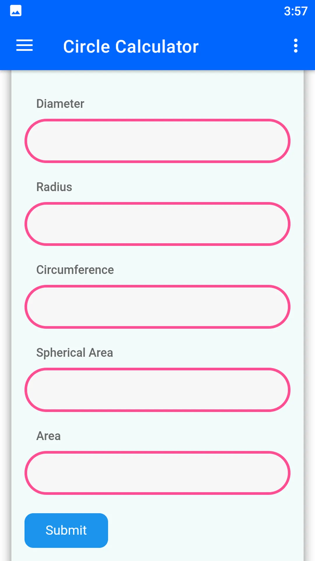 Circle Calculator | Indus Appstore | Screenshot