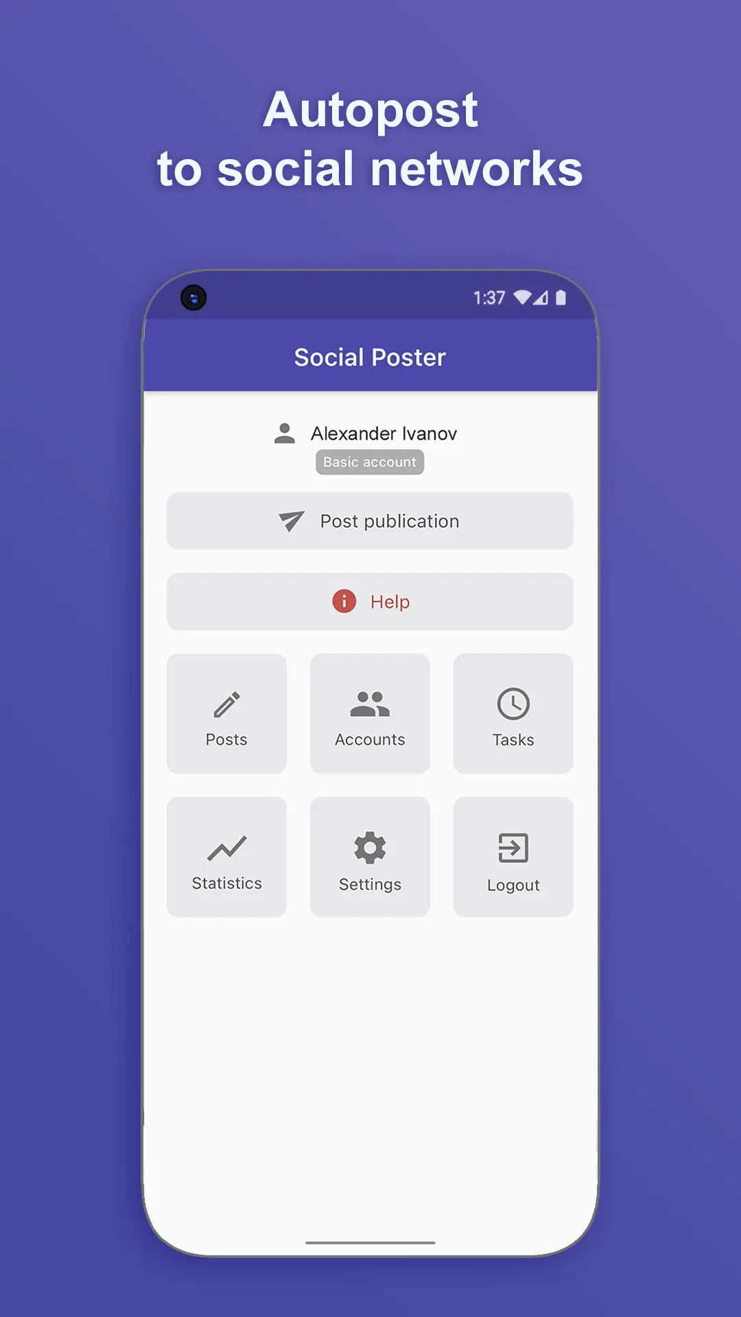 Post maker | Schedule Autopost | Indus Appstore | Screenshot