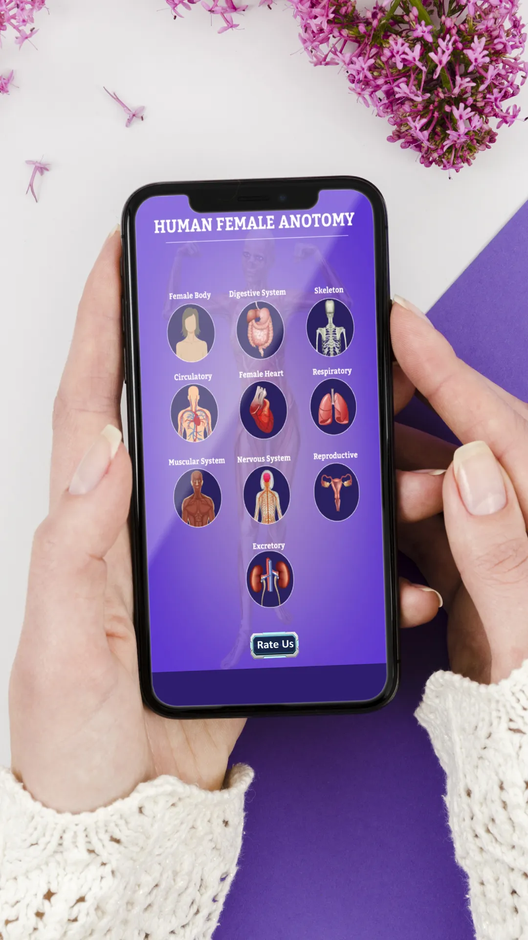 Human Anatomy : Female | Indus Appstore | Screenshot