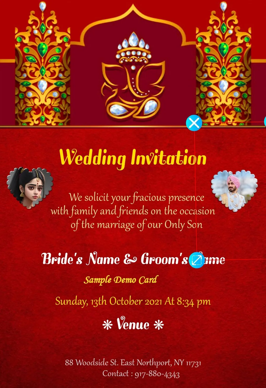 Quick Invitation Card Maker | Indus Appstore | Screenshot