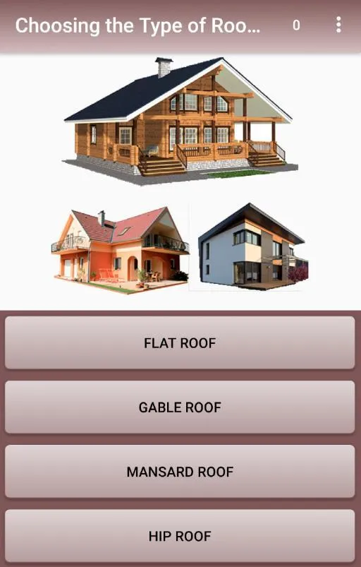 Calculation of the roof | Indus Appstore | Screenshot