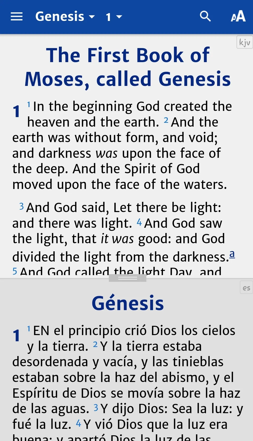 KJV - Spanish Bible | Indus Appstore | Screenshot