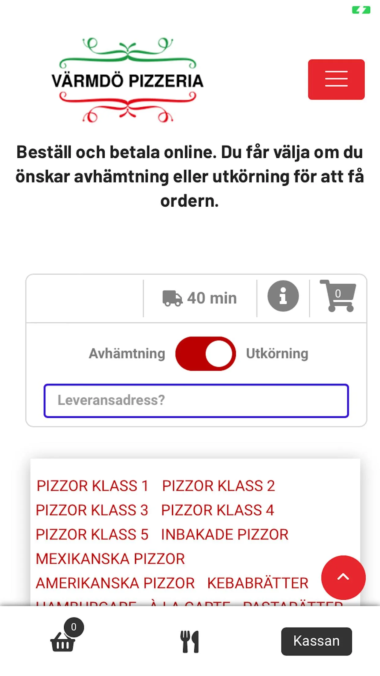 Värmdö Pizzeria | Indus Appstore | Screenshot