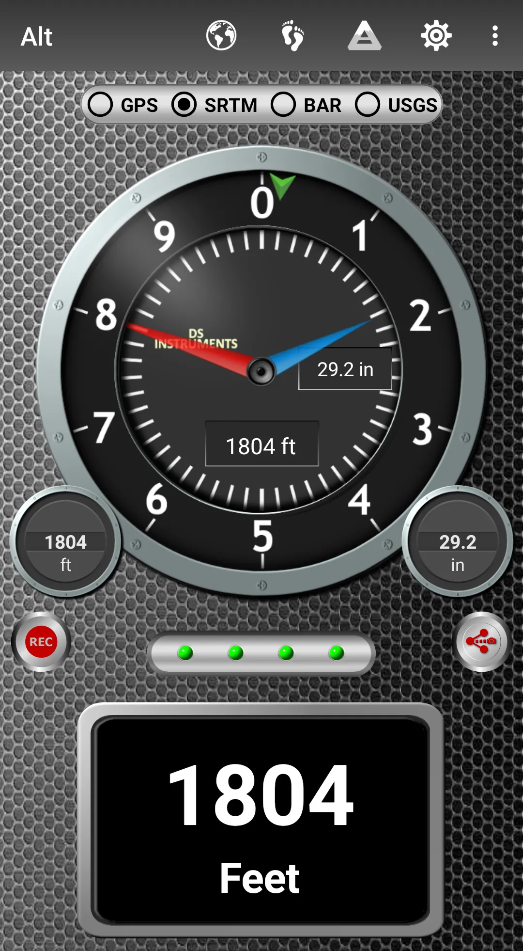 Altimeter & Altitude Widget | Indus Appstore | Screenshot