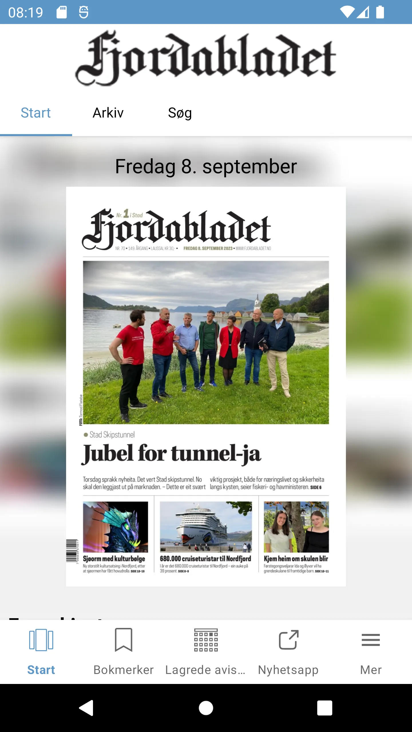 Fjordabladet eAvis | Indus Appstore | Screenshot