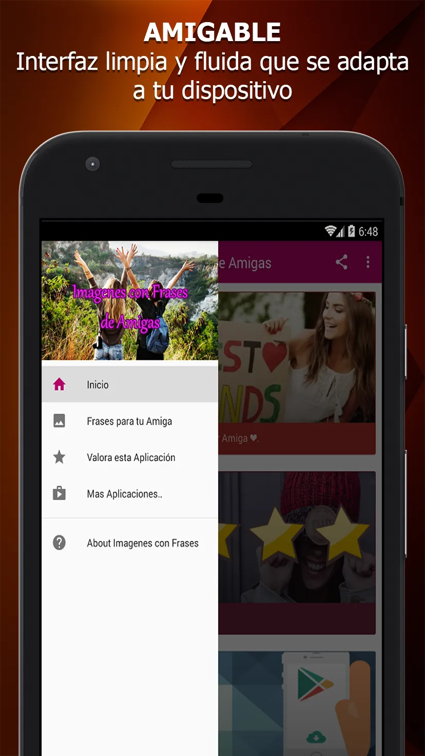 Imagenes con Frases de Amigas | Indus Appstore | Screenshot