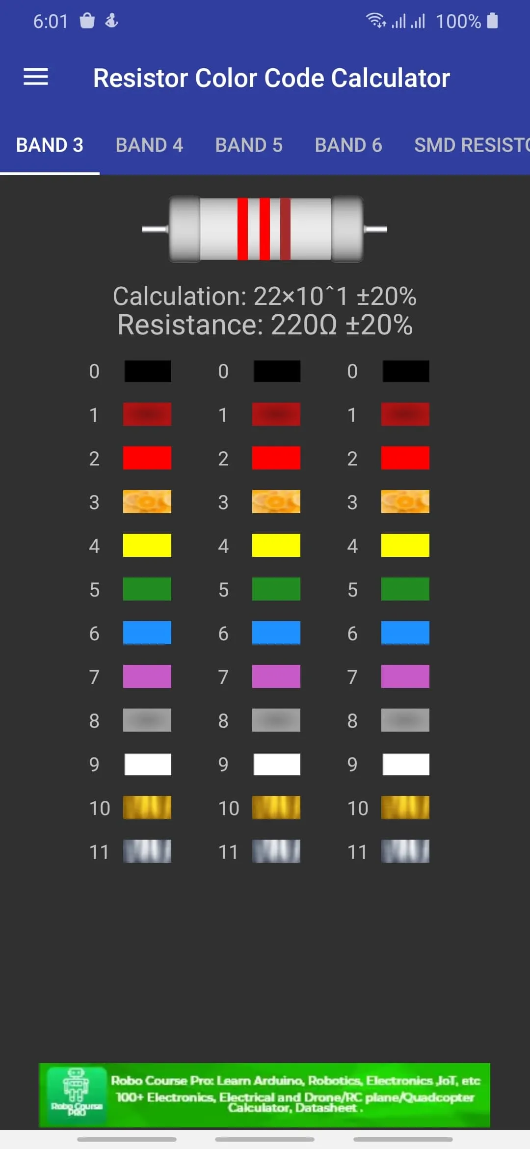 Resistor Color Code Calculator | Indus Appstore | Screenshot