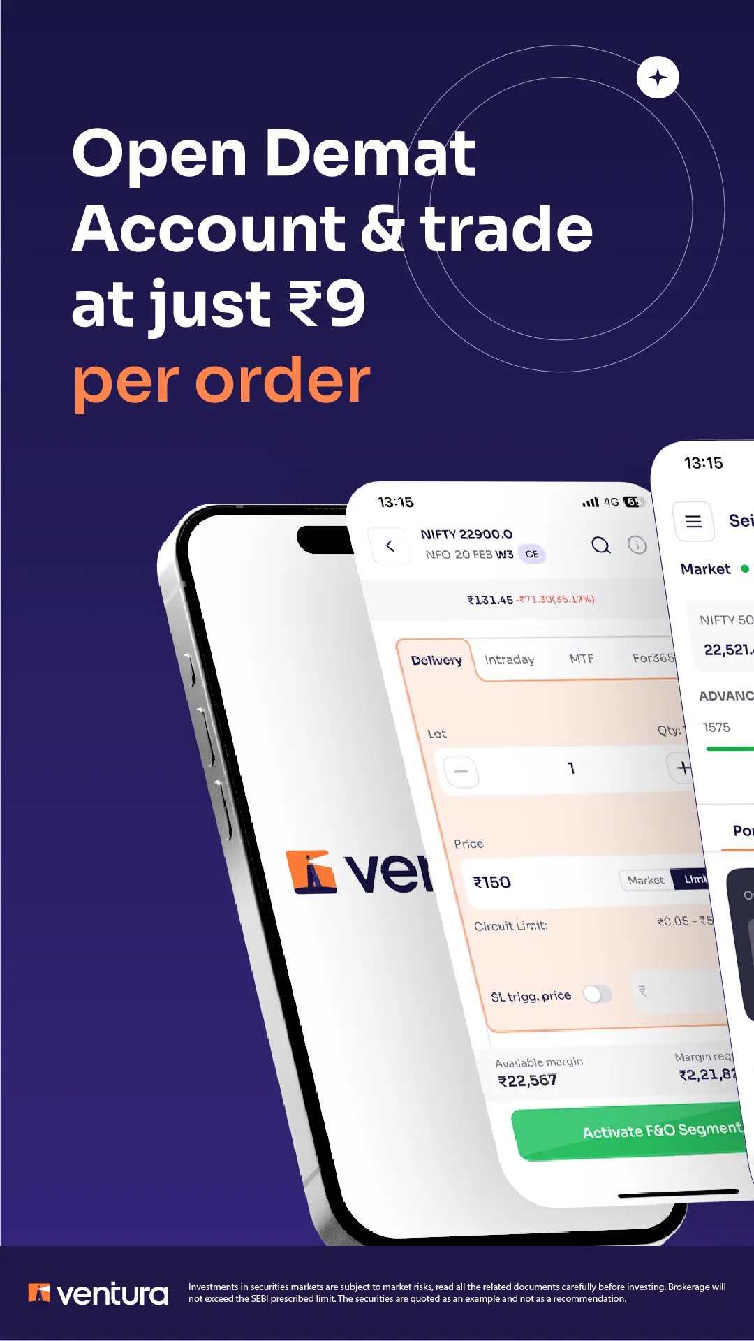 Ventura: Stocks, F&O, MF, IPO | Indus Appstore | Screenshot