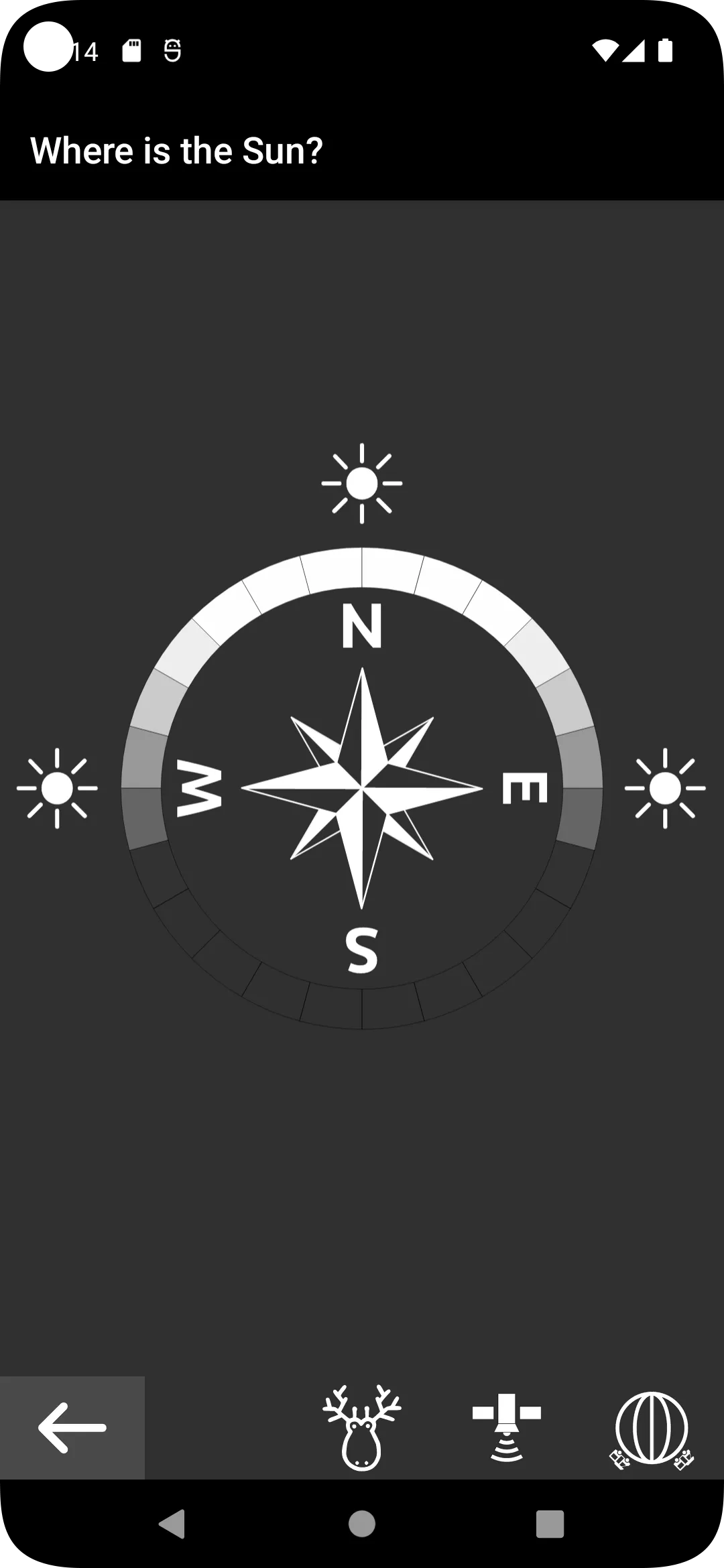 Simple Sun Compass | Indus Appstore | Screenshot