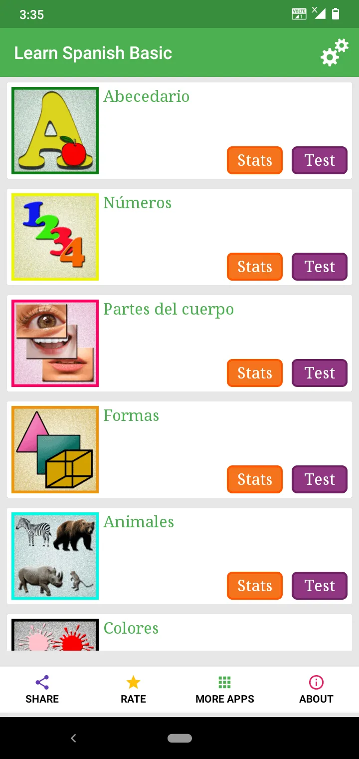 Learn Spanish Basics | Indus Appstore | Screenshot