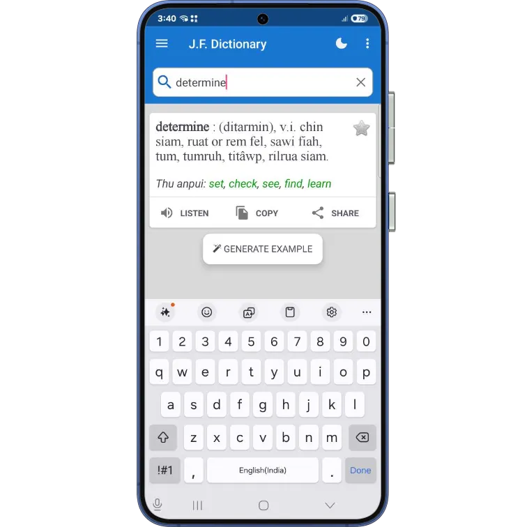 JF Dictionary | Indus Appstore | Screenshot