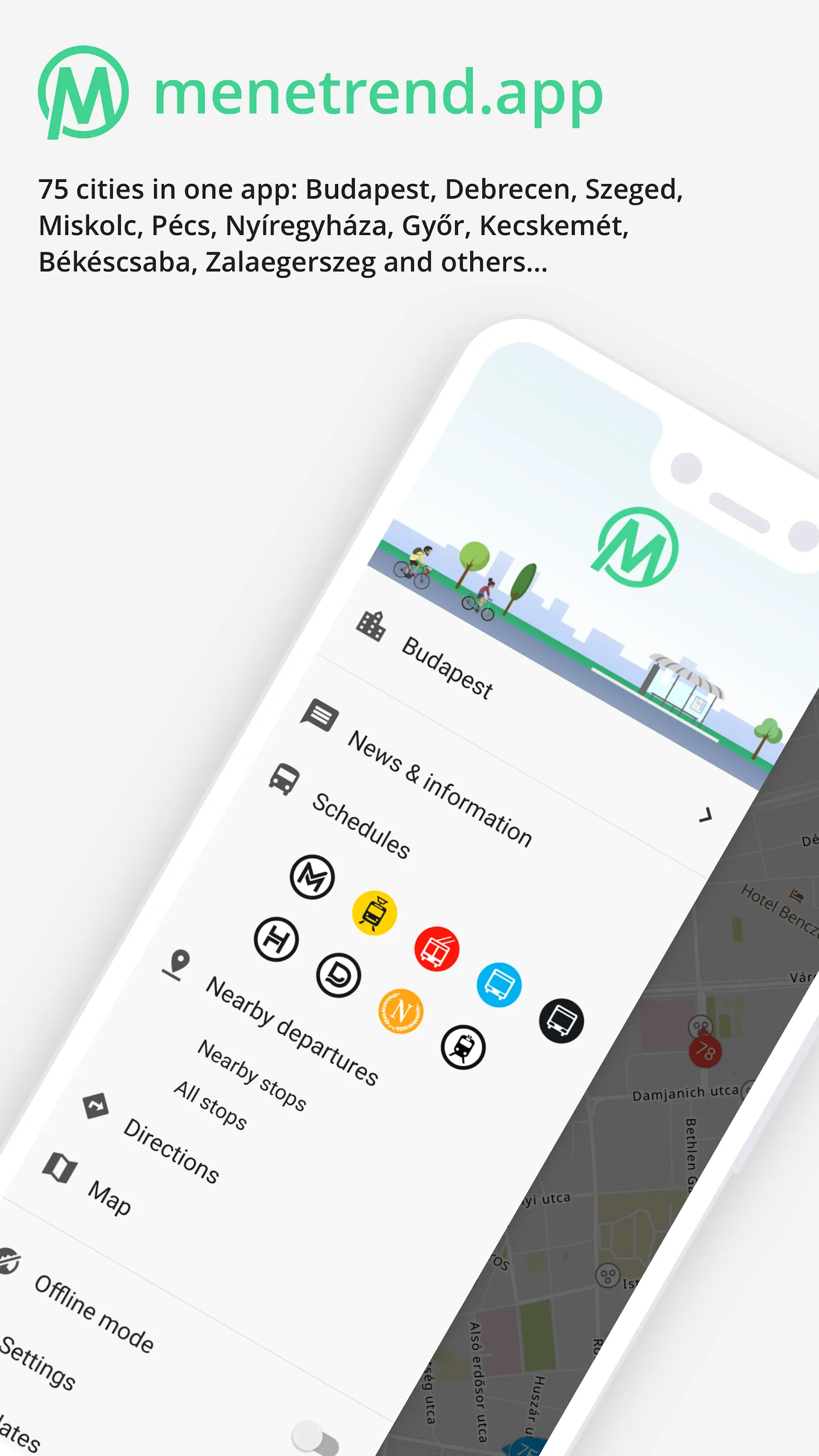 menetrend.app - Public Transit | Indus Appstore | Screenshot