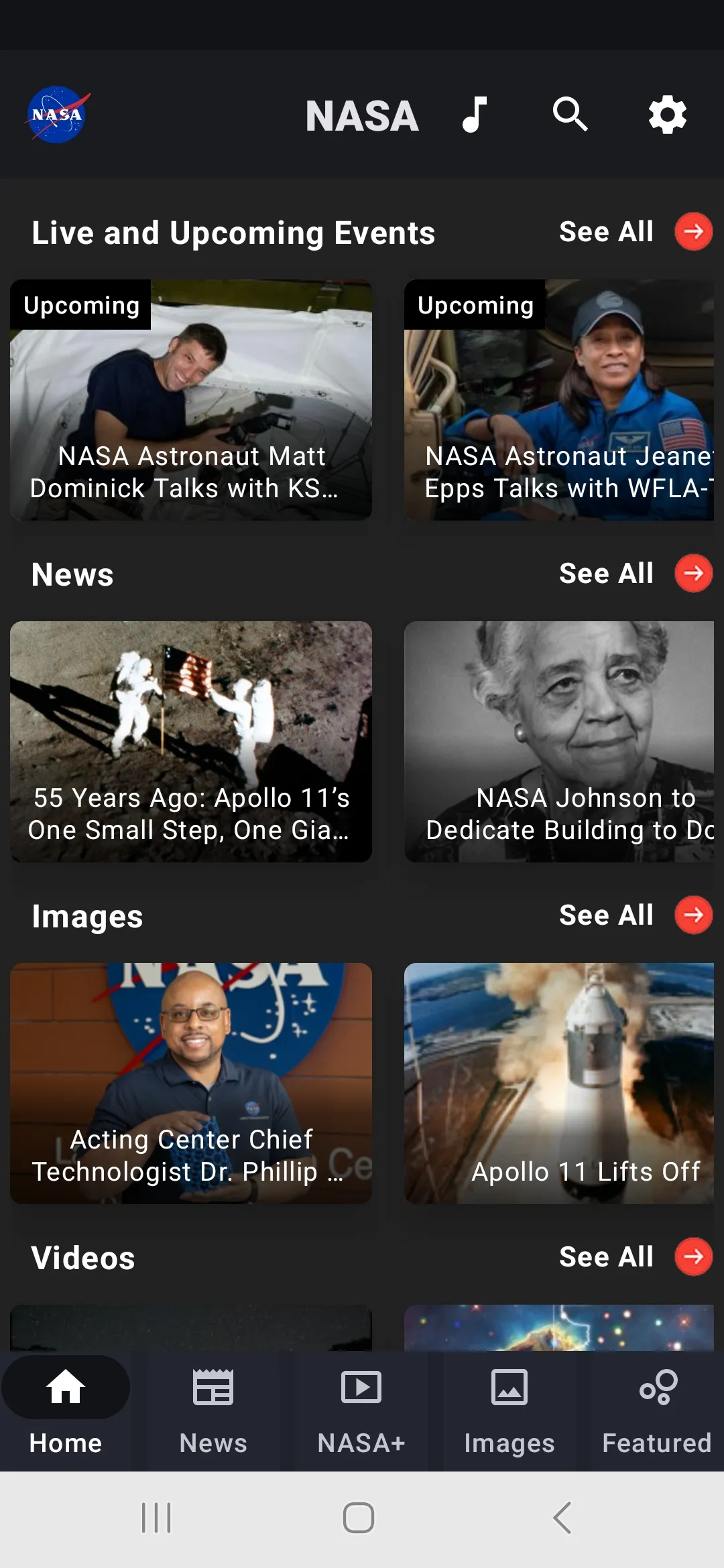 NASA | Indus Appstore | Screenshot