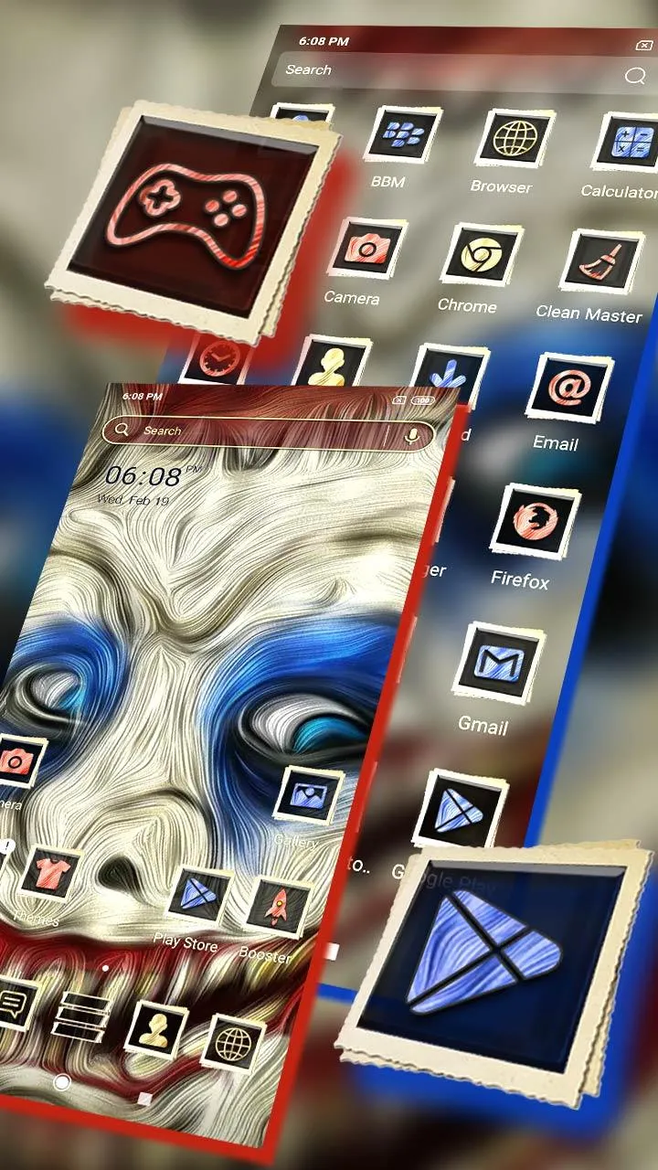 Scary Clown Launcher Theme | Indus Appstore | Screenshot