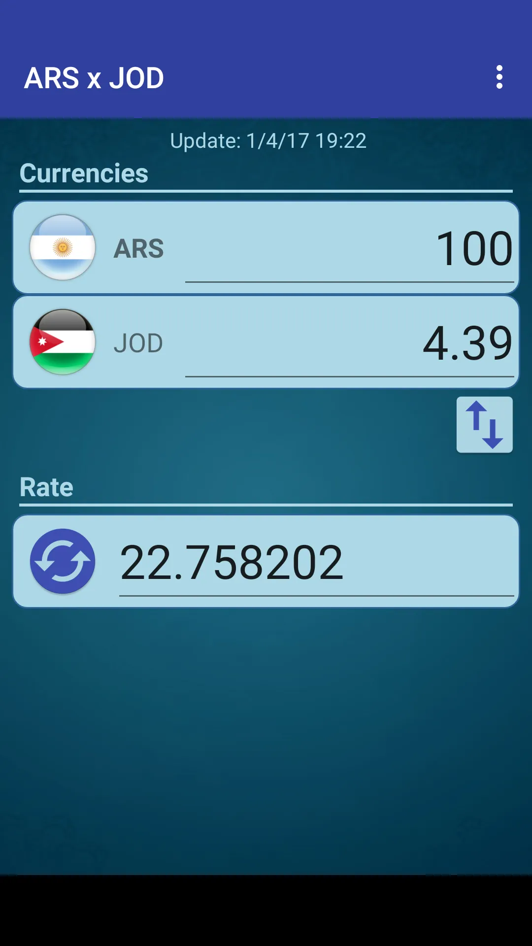 Arg. Peso x Jordanian Dinar | Indus Appstore | Screenshot