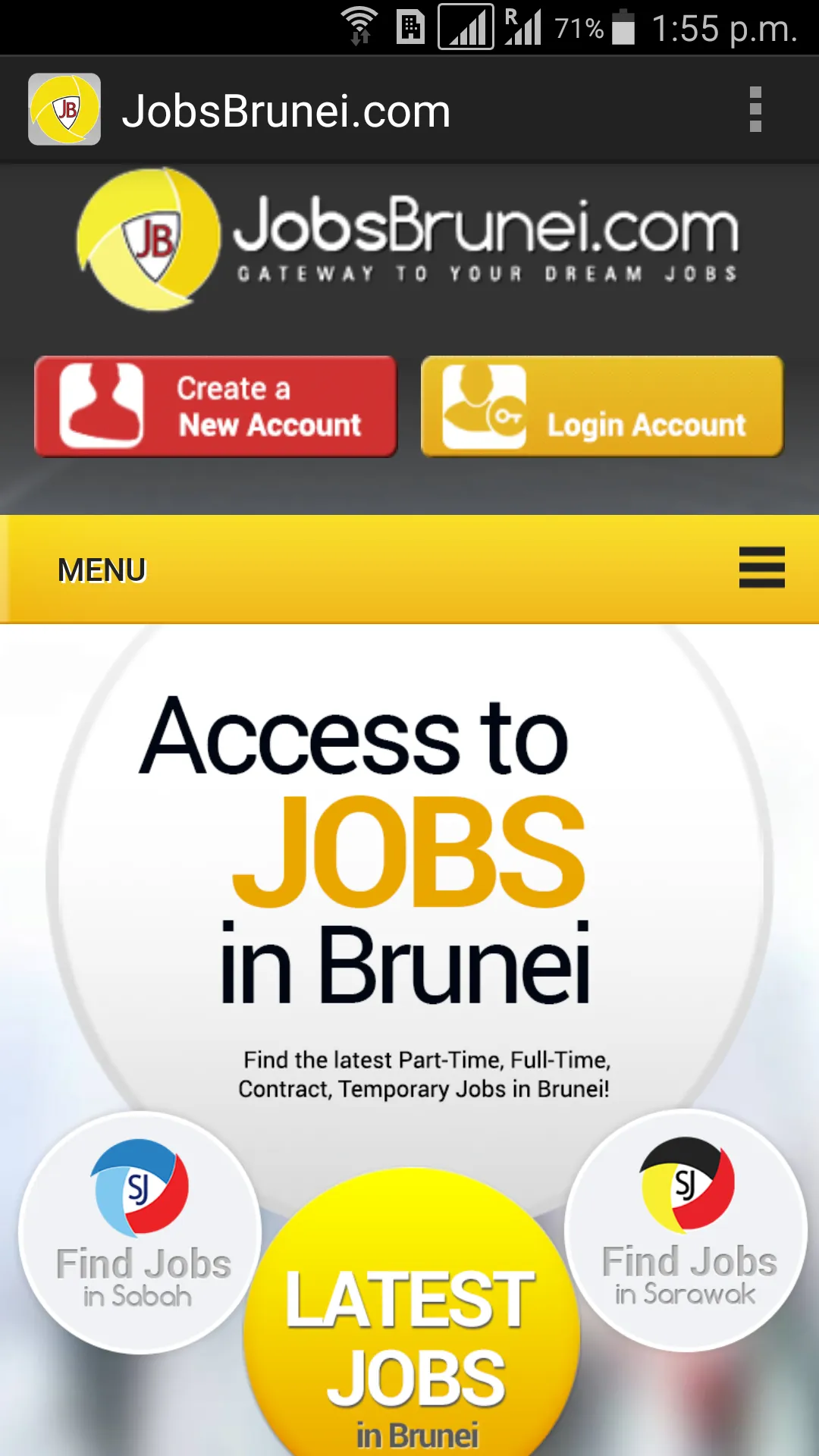 Jobs Brunei | Indus Appstore | Screenshot