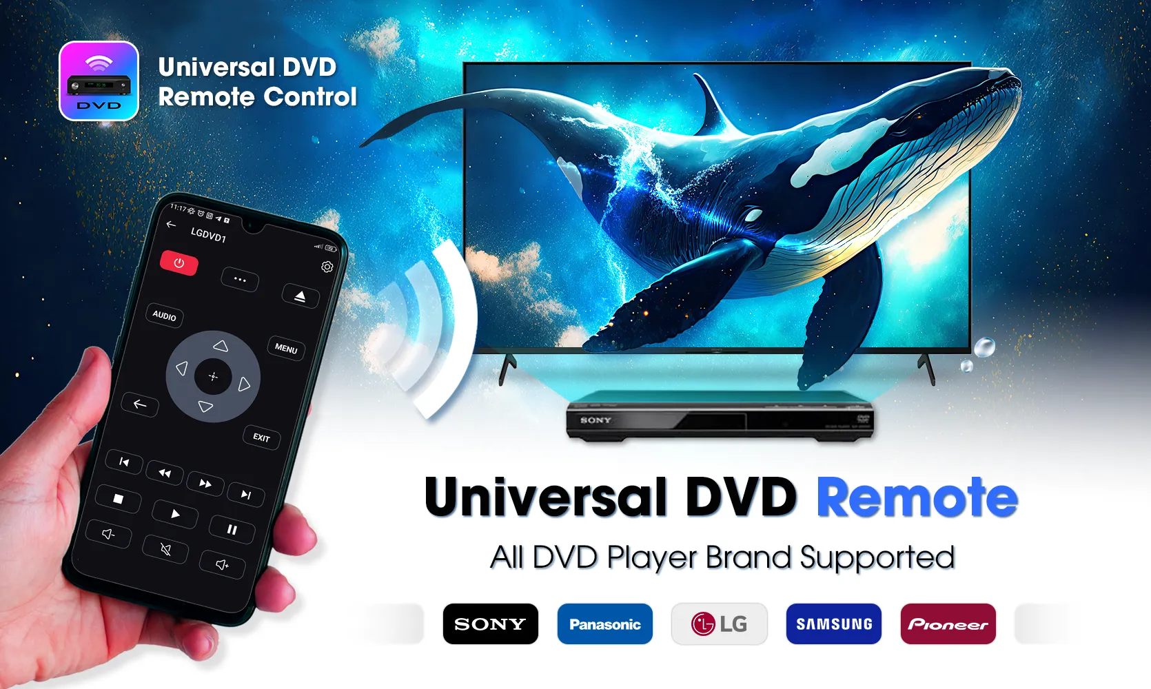 DVD Remote Control App | Indus Appstore | Screenshot