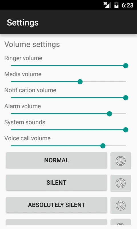 Volume settings | Indus Appstore | Screenshot