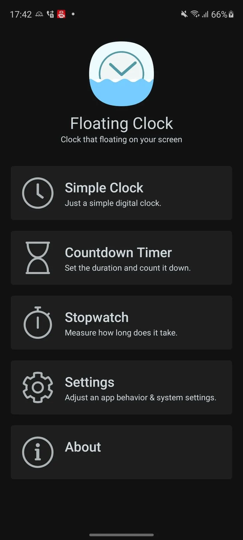 Floating Clock | Indus Appstore | Screenshot