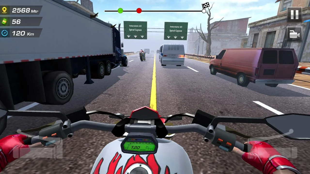 Highway Moto Rider 2: Traffic | Indus Appstore | Screenshot