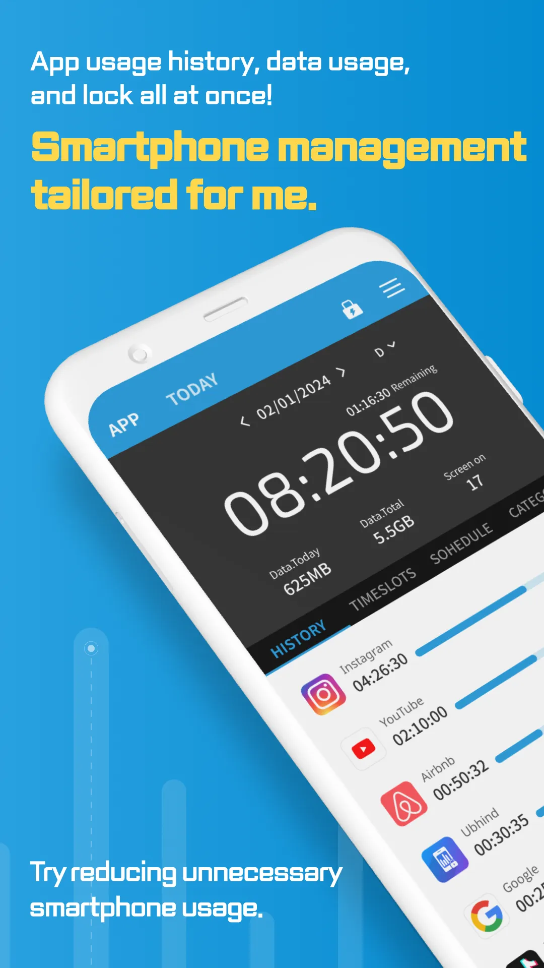 UBhind: Mobile Time Keeper | Indus Appstore | Screenshot