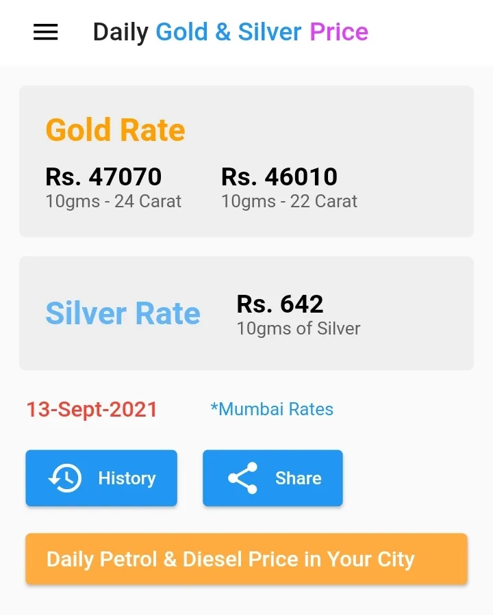 Gold & Silver Price | Indus Appstore | Screenshot